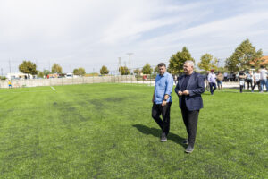 Pas stadiumit, Vora bëhet edhe me një fushë të re, Presidenti Duka: Infrastruktura e mirë afron të rinjtë me futbollin